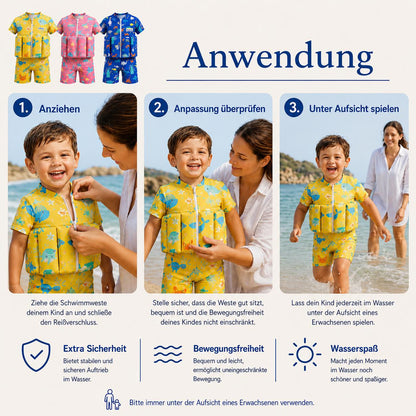 Floatino™ - Der Schwimmanzug für Kinder 🌊